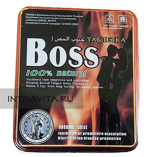 Boss Natural 100% препарат для потенции